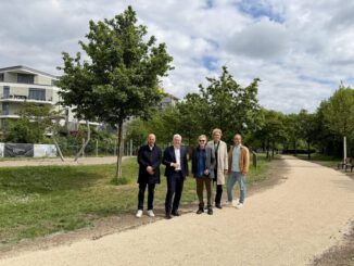 Kastel: Neue Fuß und Radwege verbinden Helling Höfe direkt mit dem Rheinufer